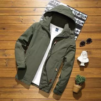 Мужская куртка для активного отдыха, повседневная, бархатная, утолщенная, теплая, большого размера, свободная, с капюшоном M