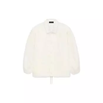 Мужская куртка Fear of God Essentials Coaches Cloud Dancer, кремовая верхняя одежда 202BT232011F L