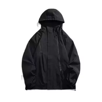 Мужская куртка функциональная ветрозащитная и водонепроницаемая для пешего туризма и альпинизма ветрозащитная куртка с воротником-стойкой 4XL