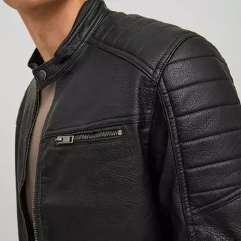 Мужская куртка из искусственной кожи JACK & JONES