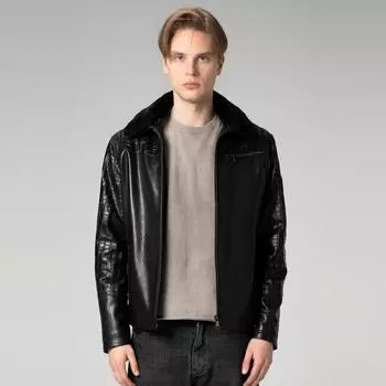 Мужская куртка из натуральной кожи, мужская куртка