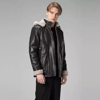 Мужская куртка из натуральной кожи, мужская куртка