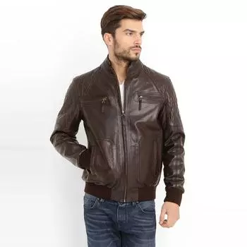 Мужская куртка из натуральной кожи, мужская куртка