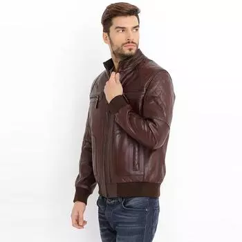 Мужская куртка из натуральной кожи, мужская куртка