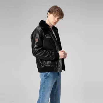 Мужская куртка из натуральной кожи, мужская куртка