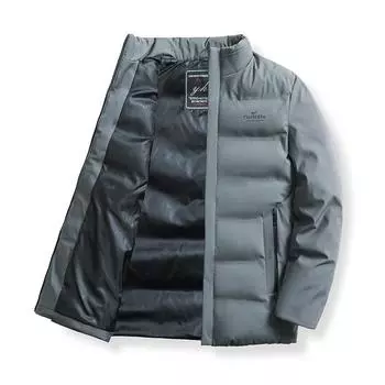 Мужская куртка на хлопковой подкладке, зимняя куртка на хлопковой подкладке, пальто, повседневная куртка на хлопковой подкладке для людей среднего и пожилого возраста L