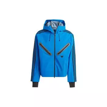 Мужская куртка на молнии Adidas Originals Trefoil Montreal Color-Block, синяя IL9067 XS