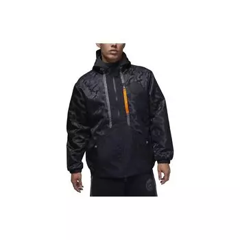 Мужская куртка на молнии с капюшоном Jordan Colorblock, черная DZ2908-010 L