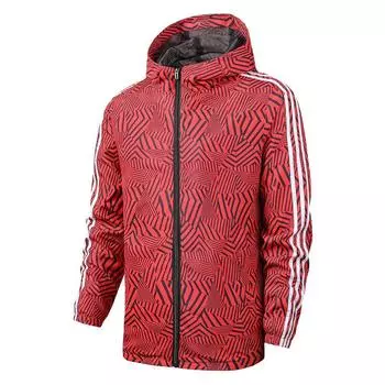 Мужская куртка на весну и осень, тонкая повседневная куртка, ветровка с капюшоном, спортивная куртка для мужчин M белый