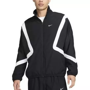Мужская куртка Nike Icon Collared Zip-Up с длинным рукавом, черная FZ0249-010 L