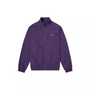 Мужская куртка Nike NRG Track с воротником-стойкой и логотипом, верхняя одежда фиолетового цвета CD6543-525 S