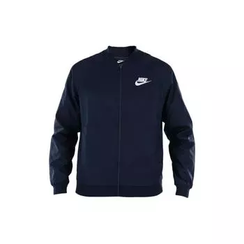 Мужская куртка Nike Sportswear с длинным рукавом и логотипом на молнии, верхняя одежда темно-синего цвета 832225-451 S