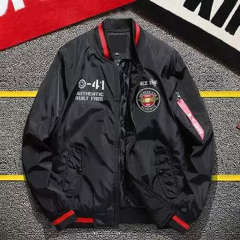 Мужская куртка осенне-зимняя утепленная мужская куртка Thermal Pilot Baseball Jersey L чёрный