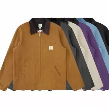 Мужская куртка-пальто с тонкими лацканами и молнией в стиле ретро, весна-осень, большие размеры 2XL