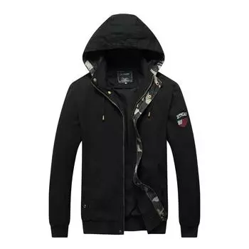 Мужская куртка с капюшоном для активного отдыха, повседневная, модная, военная, холодная и теплая, свободная, большого размера, мужская одежда M