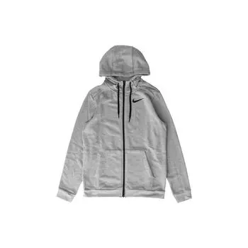 Мужская куртка с капюшоном и кулиской с логотипом Nike Верхняя одежда Серая CJ4318-063 M