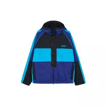 Мужская куртка с капюшоном и надписью Nike Spliced Logo, синяя DQ6137-455 XXL