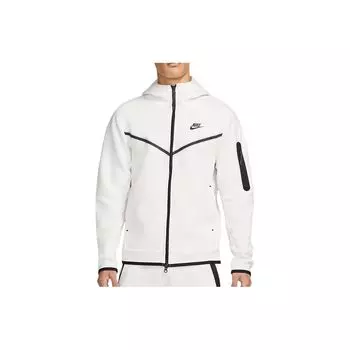 Мужская куртка с капюшоном и принтом логотипа Nike Full Zip, белая CU4490-072 L