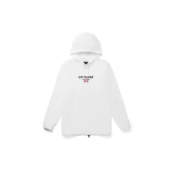 Мужская куртка с капюшоном и принтом логотипа Vans, белая VN0A489XWHT L
