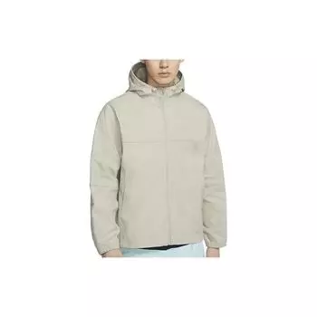 Мужская куртка с капюшоном и принтом логотипа Nike Sportswear, серебристо-серая DC8088-230 XXL