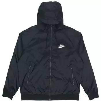 Мужская куртка с капюшоном и принтом логотипа Nike FW22, верхняя одежда, черная DC4113-010 S