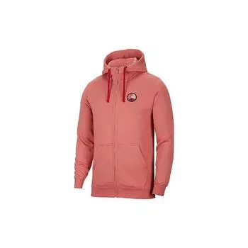 Мужская куртка с капюшоном Jordan Remastered из матового флиса Верхняя одежда Canyon-Pink CT6309-689 L