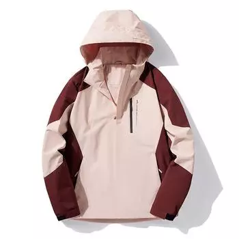 Мужская куртка с капюшоном, мужская, цветная, водонепроницаемая, мужская и женская, тонкая, ветрозащитная, для пар, одежда для альпинизма, модная брендовая куртка L