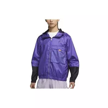 Мужская куртка с капюшоном на молнии Jordan Color Block, верхняя одежда фиолетового цвета DM1868-579 M