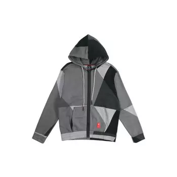 Мужская куртка с капюшоном на молнии Nike Kyrie Irving Color-Block, верхняя одежда серая BV9286-010 M
