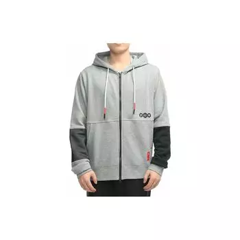 Мужская куртка с капюшоном на молнии Nike Spliced, верхняя одежда, серая CK6742-091 XXXXL