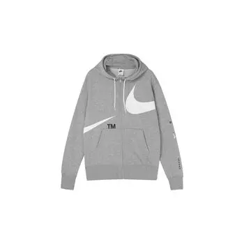 Мужская куртка с капюшоном Nike Big Logo, верхняя одежда, серая DD6088-063 L