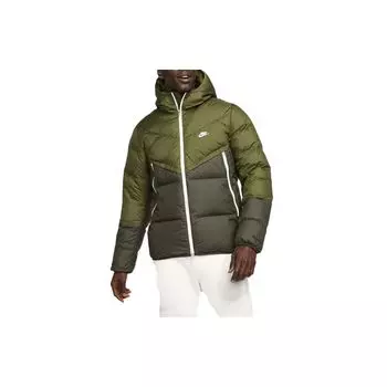 Мужская куртка с капюшоном Nike Sf Windrunner Верхняя одежда зеленая DD6796-326