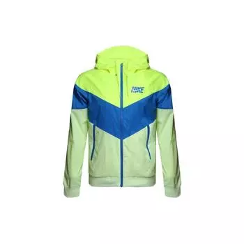 Мужская куртка с капюшоном Nike Spliced, верхняя одежда, желтая AJ1397-716 L
