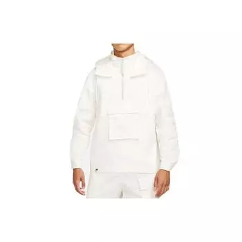 Мужская куртка с капюшоном Nike Sportswear с половиной молнией, верхняя одежда, белая DD6495-133 L