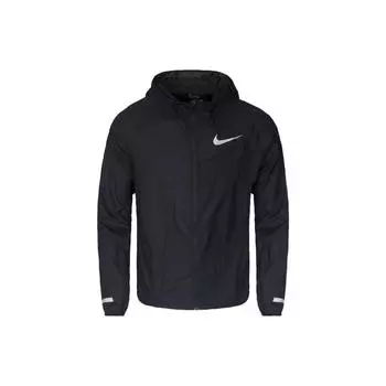 Мужская куртка с капюшоном с логотипом Nike, черная 833546-011 XL