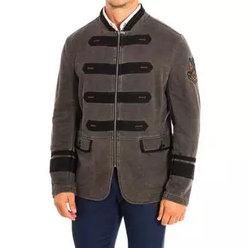 Мужская куртка с круглым вырезом и длинными рукавами TMJE31-FP222 50 коричневый