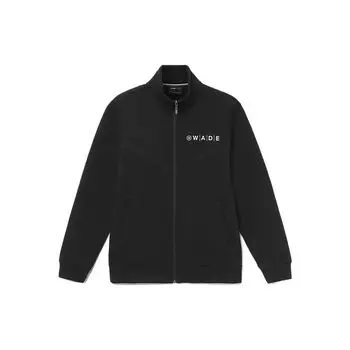 Мужская куртка с логотипом бренда Li Ning Wade Series, воротник-стойка, повседневная, черная AWDR847-1 L
