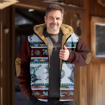 Мужская куртка с принтом, мужская весенне-осенняя повседневная трендовая куртка на молнии с капюшоном L хаки