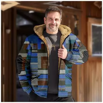 Мужская куртка с принтом, мужская весенне-осенняя повседневная трендовая куртка на молнии с капюшоном XXXXL оранжевый