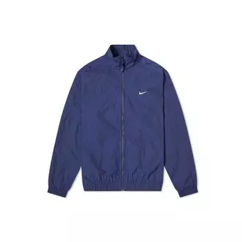 Мужская куртка с воротником-стойкой Nike Nrg Track, синяя CD6543-410 XS