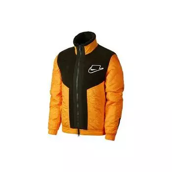 Мужская куртка со спортивным воротником Nike Sportswear с синтетическим наполнителем золотисто-оранжевая BV4583-886 L