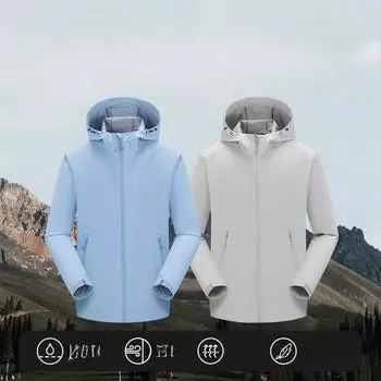 Мужская куртка Soft Shell в корейском стиле, осенне-зимняя, с капюшоном, для пар, ветровка в том же стиле, в стиле знаменитостей из Интернета, модная M