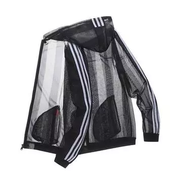 Мужская куртка Тонкое пальто Повседневная защита от солнца Повседневные топы XXXXXL белый