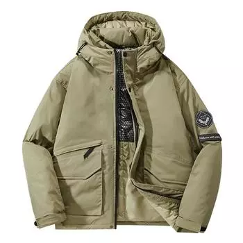 Мужская куртка Tooling Multi-pocket Simple, мужская утепленная одежда с графеновым хлопком для активного отдыха M чёрный