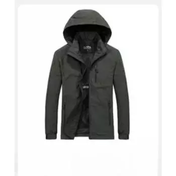 Мужская куртка весна-осень однослойная тонкая четырехсезонная дышащая куртка ветрозащитный и водонепроницаемый альпинистский костюм M хаки