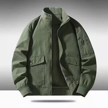 Мужская куртка весна-осень повседневная куртка для активного отдыха дышащая куртка из хардшелла свободный воротник-стойка топ для мужчин L