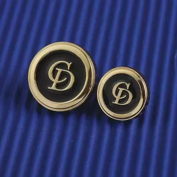 Мужская куртка Xiao Xiang из цинкового сплава с пуговицами в стиле ретро в британском стиле с пришитыми вручную пуговицами