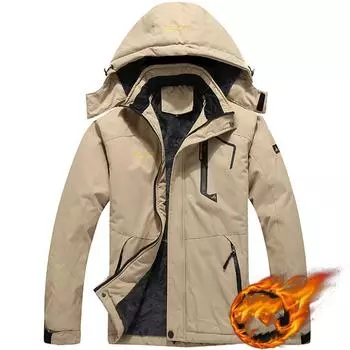 Мужская куртка зимняя теплая куртка для походов на открытом воздухе мягкая теплая куртка большого размера с подкладкой 6XL