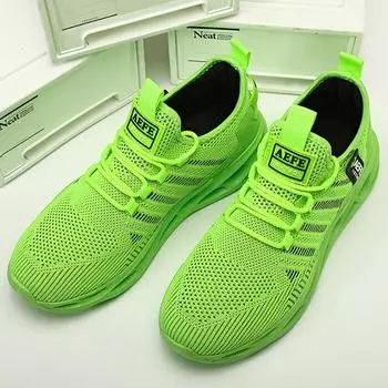 Мужская легкая дышащая сетчатая обувь большого размера 40–47, мужские кроссовки для бега на воздушной подушке, обувь с сеткой 40 чёрный