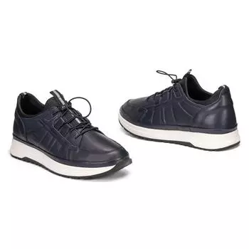 Мужская легкая повседневная обувь из натуральной кожи с анатомической подошвой, кроссовки
